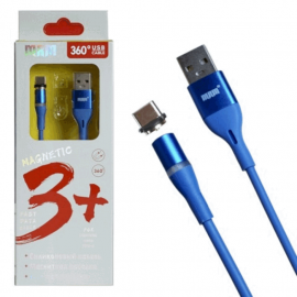 Кабель USB - Type-C MR360t магнитный Силиконовый 1200mm