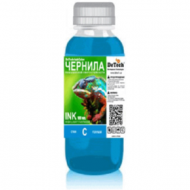 Чернила DeTech-Ink Epson universal DT-EU11C Cyan 100мл