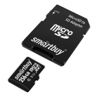 Карта памяти 256Гб Smart Buy Class10 UHS-I + adaptor