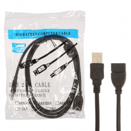 Кабель USB удлинитель AM/AF 1.5м DL23 с фильтром