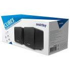 Акустическая система 2.0 SmartBuy CUBES, супер звук, дерево, 6 Вт, (SBA-4650)/20 черная