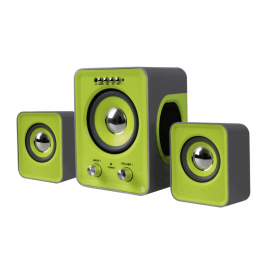 Акустическая система 2.1 SmartBuy BUZZ, MP3, пульт ДУ, SBA-2610 черн/желт