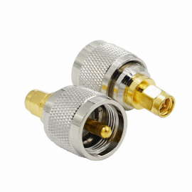 ВЧ Переходник SMA штекер - UHF штекер PL259