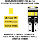 LED лампа габариты T10 5W (шт)