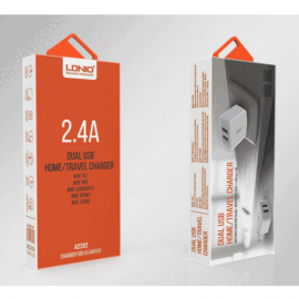 СЗУ LDNIO A2202 2USB + Кабель Type-C 2.4A