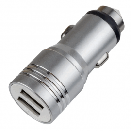 АЗУ PERFEO 2 USB, 1А + 2.1A, металл (I4612)