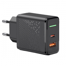 СЗУ Krutoff CH-08 USB-C+USB-A, PD3.0, QC3.0, 18W