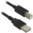Кабель USB для принтера 5м DEFENDER USB 2.0 AM-BM 30AWG, никель, (87013)