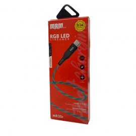 Кабель USB - Type-C MRM MR35t 1м Светящийся