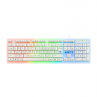 Клавиатура Defender White GK-172 RGB подсветка игровая