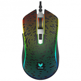 Мышь игровая Rapoo V25S (7000 dpi); 5 кнопок; колесо прокрутки; подсветка; чёрный