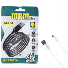 Кабель USB на Micro MRM MX14 1200mm, 3А