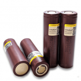 Аккумулятор 18650 3000mAh LiitoKala Lii HG2 15А li-ion Высокотоковый