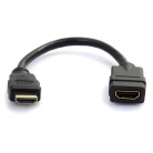 Переход HDMI M-HDMI F кабель 10см