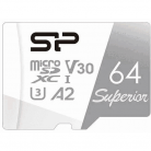 Карта памяти 64GB Silicon Power Superior Pro A2 (SP064GBSTXDA2V20) microSDXC UHS-I U3
