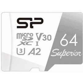 Карта памяти 64GB Silicon Power Superior Pro A2 (SP064GBSTXDA2V20) microSDXC UHS-I U3