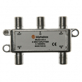Делитель 4Way Splitter Alphabox AS-4 5-1000MHz