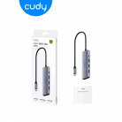 USB Хаб (концентратор) Cudy UH405 Type-C 5 в 1 с портом HDMI (4K)