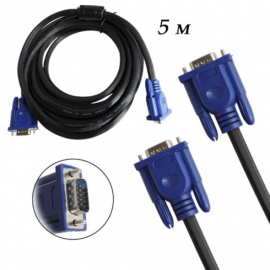 Кабель для монитора VGA-VGA M/M 5м V304