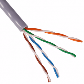 Витая пара внутренняя 4пары UTP CAT5E 305м Медь