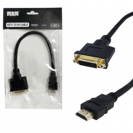 Кабель HDMI на DVI H100 30см