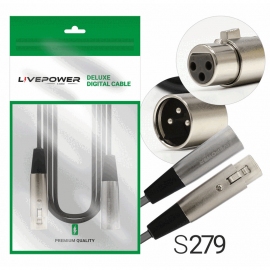 Кабель Аудио Premium H254 XLR M/F 1800mm
