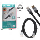 Кабель DisplayPort 8K 1.5м