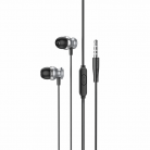 Наушники проводные вкладыши HОСО M106 Fountain metal universal