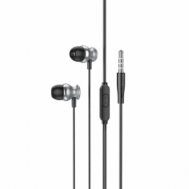 Наушники проводные вкладыши HОСО M106 Fountain metal universal
