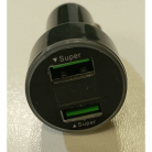 АЗУ LZ08 12-24V 2.4A 2USB вольтметр