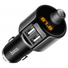 FM модулятор Hoco E19 metal gray