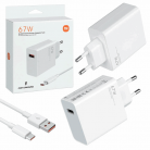 СЗУ 67W Xiaomi 1 USB-A Power Adapter Suit with cabel Type-C EU