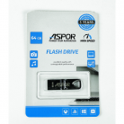 Флеш накопитель 64GB Aspor PK TG117 (метал) USB 3.0
