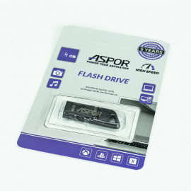 Флеш накопитель 4GB Aspor PK_TG117 USB 2.0 (металл)
