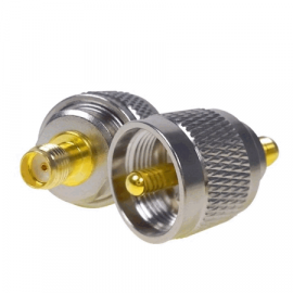 ВЧ Переходник SMA гнездо - UHF штекер PL259