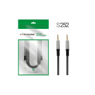 Кабель AUX Аудио Premium H227 Jack 3,5mm M/M 4pin 1800mm