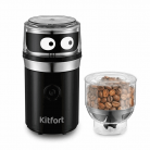 Кофемолка Kitfort КТ-799 черный/серебристый