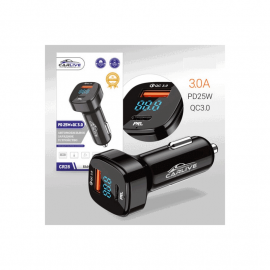 АЗУ Carlive CR28 QC3.0 18W + PD25W вольтметр без упаковки