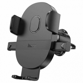 Автодержатель HOCO H18 Mighty one-button (air outlet) (чёрный)