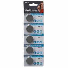 Батарейка GoPower CR2025 BL5 Lithium 3V