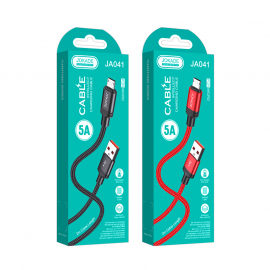 Кабель USB на Micro-USB JOKADE JA041 2M нейлон (black)