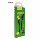 Кабель Type-C на Lightning HOCO X89 Wind, 1.0м, 2.4A, ткань