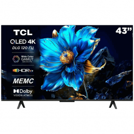 Телевизор 43" TCL 43P7K Smart, Google TV, QLED, MEMC