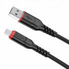 Кабель USB на Micro HOCO X59 2m 2.4A Нейлон