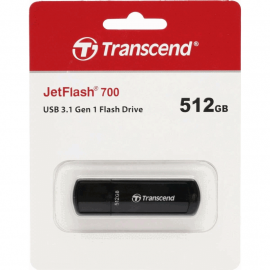 Флеш накопитель 512Gb Transcend Jetflash 700 USB3.0 (TS512GJF700) черный