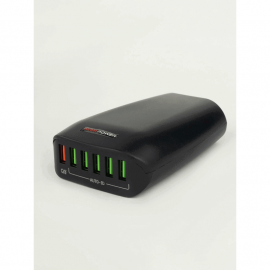 Сетевой USB Хаб LIVE-POWER H5014 6 USB port + QC3.0 + 5V/2,4A 65W