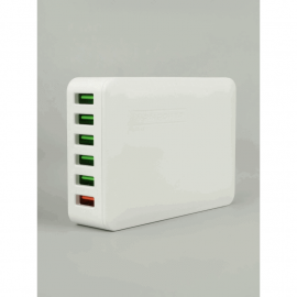 Сетевой USB Хаб LIVE-POWER H5017 6 USB port + QC3.0 + 5V/2,4A 65W