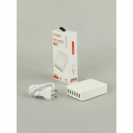 Сетевой USB Хаб LIVE-POWER H5017 6 USB port + QC3.0 + 5V/2,4A 65W