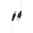 Кабель USB на Type-C HOCO X21 Plus 1м (чёрно-белый)