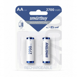 Аккумулятор AA 2700 mAh NiMh Smartbuy SBBR-2A02BL2700
